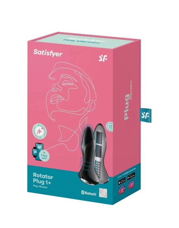 Satisfyer Rotator Plug 1 Connect App black
