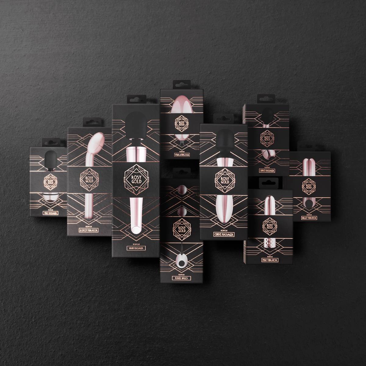 Rosy Gold Nouveau Ben Wa Bal